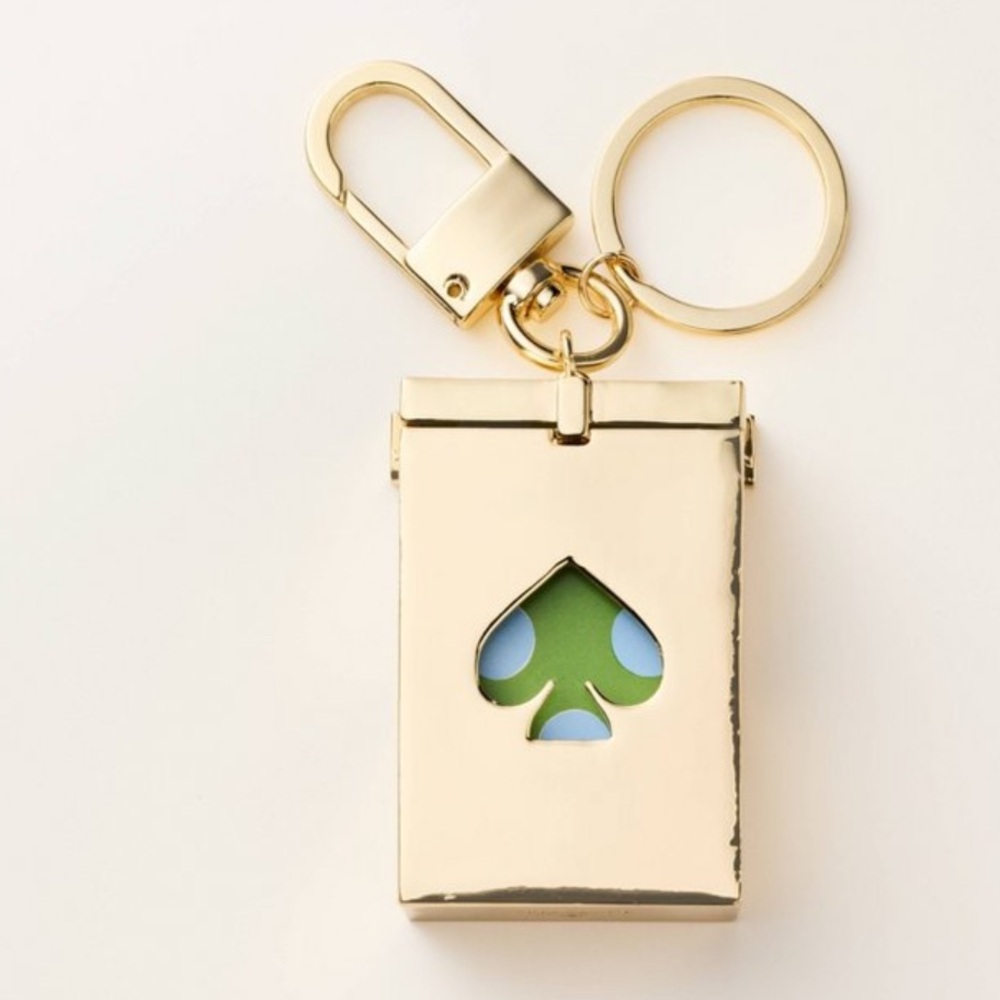 Kate Spade x Target Mini Deck of Playing Cards Key Charm / Keychain - Picture 2 of 4